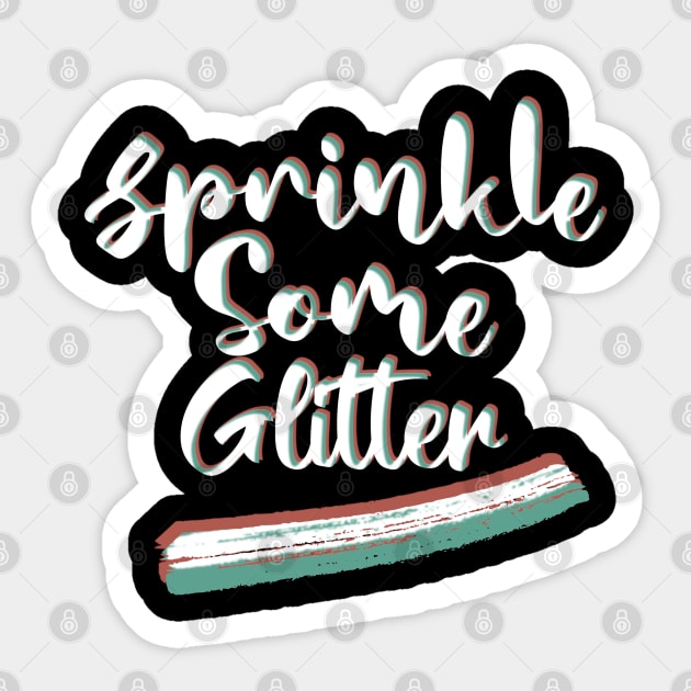 Sprinkle some glitter aesthetic retro Sticker by Blueberry Pie 